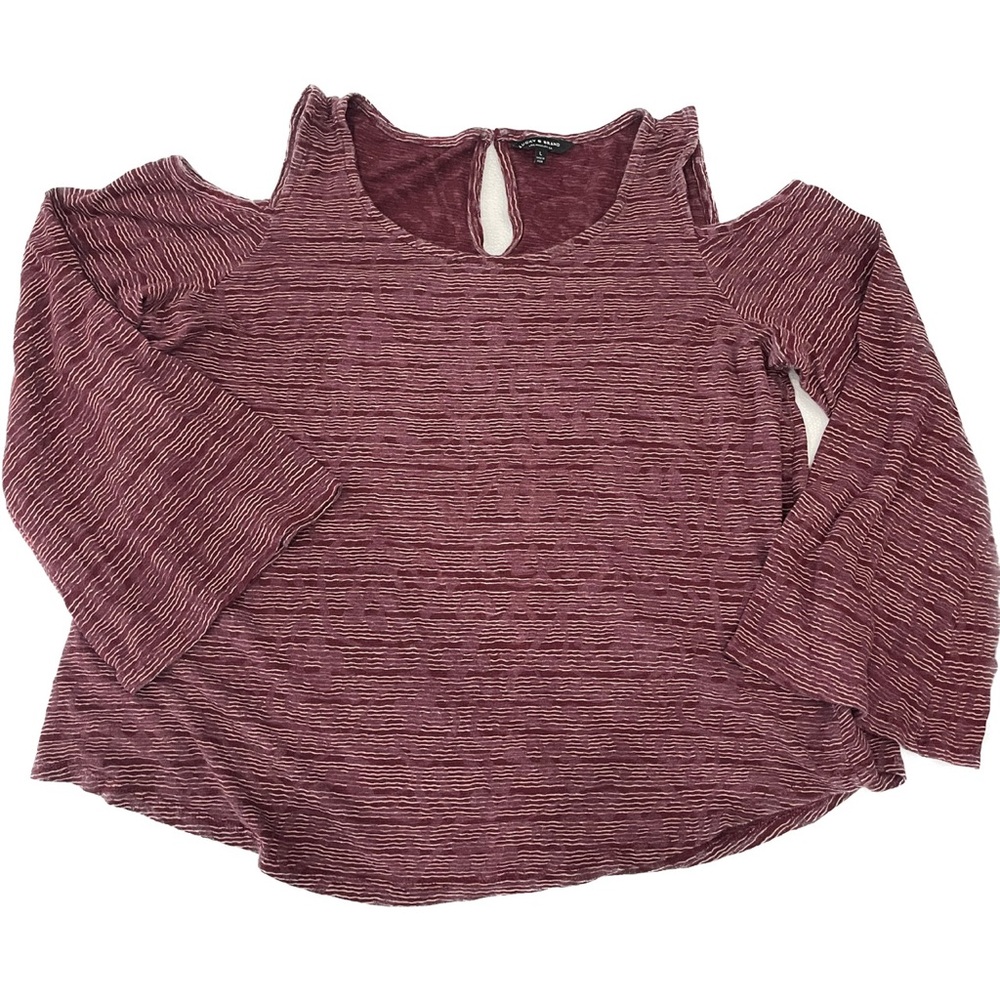 Lucky Brand cold shoulder 3/4 sleeve women’s size L